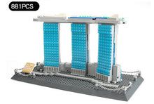 Load image into Gallery viewer, Architecture Marina Bay Sands Hotel Singapore Educational Toy City Building Blocks Bricks Fully Compatible With Lego