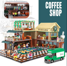 Load image into Gallery viewer, 2095PCS City Town Coffee Shop Restaurant Building Block Brick Figure Model Fully