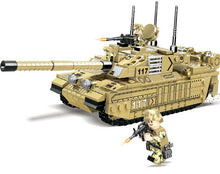 Load image into Gallery viewer, 508PCS Military Challenger Ⅱ Main Battle Tank Building Block Brick Model Figure Fully