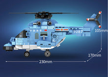 Load image into Gallery viewer, 375PCS Military Type 18 Purpose Helicopter Building Block Brick Figure Educational Toy Model Fully