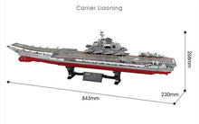 Load image into Gallery viewer, 2197PCS Military PLA NAVY Liaoning Aircraft Carrier Building Blocks Bricks Model Fully Compatible With