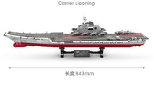 Load image into Gallery viewer, 2197PCS Military PLA NAVY Liaoning Aircraft Carrier Building Blocks Bricks Model Fully Compatible With