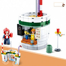 Load image into Gallery viewer, 289PCS City Street Drinks Food Store Shop Building Blocks Brick Model Figure Fully Compatible With Lego