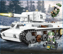 Load image into Gallery viewer, 536PCS Military KV-I Heavy Tank Building Blocks Bricks Model Figures Educational Toy Fully