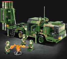 Load image into Gallery viewer, 744PCS Military HQ16 Air Missile Launcher Building Block Brick Model Figures Educational Toy Fully
