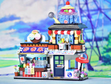 Load image into Gallery viewer, 668PCS City MOC Japan Ice Shaving Shop Store Building Blocks Model Brick Figure Fully