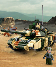 Load image into Gallery viewer, 758PCS Military T90 MS Main Tank Building Block Brick Figures Model Educational Toy Fully