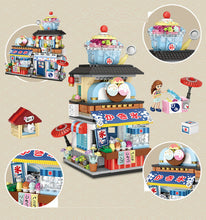 Load image into Gallery viewer, 668PCS City MOC Japan Ice Shaving Shop Store Building Blocks Model Brick Figure Fully