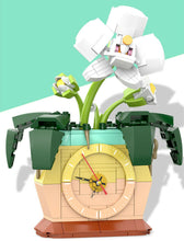 Load image into Gallery viewer, 220PCS MOC Time Sprite Potted Flower Clock Building Blocks Educational Toy Model Bricks Fully
