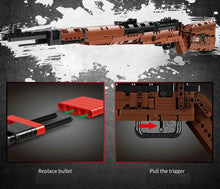 Load image into Gallery viewer, 1025PCS Military Mauser 98K Sniper Rifle Gun Building Blocks Bricks Model Educational Toy Fully Compatible With Lego