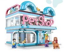 Load image into Gallery viewer, 1082PCS City Street MOC Pet Shop Building Blocks Educational Toy Model Bricks Figures Fully Compatible With Lego