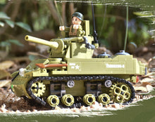 Load image into Gallery viewer, 344PCS Military M5 Stuart Light Tank Building Block Brick Figures Model Educational Toy Fully