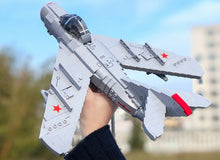 Load image into Gallery viewer, 583PCS Military Mikoyan Faggot Mig-15 Fighter Building Block Brick Figure Model Fully