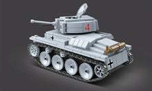 Load image into Gallery viewer, 535PCS German LT-38 Light Tank Model Building Blocks Model WW2 Soldier Figures Fully