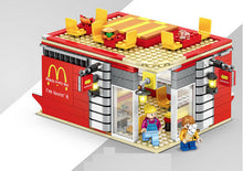 Load image into Gallery viewer, 1729PCS MC Burger Fast Food Restaurant Educational Toy City Building Blocks Bricks Figure Fully Compatible With Lego