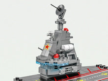 Load image into Gallery viewer, 462PCS Military Liaoning Aircraft Carrier Building Block Brick Figure Educational Toy Model Fully