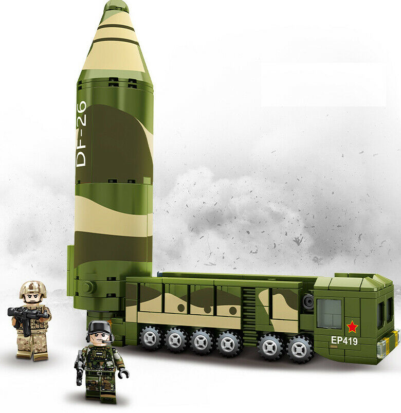 300PCS Military DF26 Ballistic Missile Building Block Bricks Figures E –  mycrazybuy store