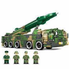 Load image into Gallery viewer, 1030PCS Military DF17 Ballistic Missile Truck Building Block Brick Model Figures Fully Compatible With Lego