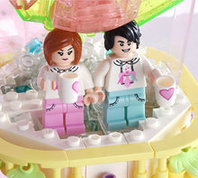 Load image into Gallery viewer, 323PCS MOC Rose Music Box Love Valentine Building Blocks Educational Toy Model Bricks Figure Fully