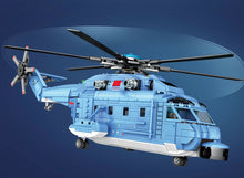 Load image into Gallery viewer, 908PCS Military Type 18 Purpose Helicopter Building Block Brick Figure Educational Toy Model Fully