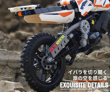 Load image into Gallery viewer, 434PCS MOC KTM Off Road Motorcycle Bicycle Building Block Brick Model Educational Toy Fully