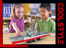Load image into Gallery viewer, 2462PCS Military Type 956 Missile Destroyer Ship Building Block Brick Model Educational Toy Fully