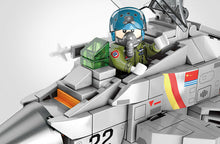 Load image into Gallery viewer, 366PCS J15 Flying Shark Carrier Aircraft Fighter Building Block Figure Educational Toy Model Fully