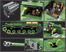 Load image into Gallery viewer, 1068PCS Military Heavy Tank Model Building Blocks Brick WW2 Soldier Figures Educational Toys Fully Compatible With Lego