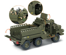 Load image into Gallery viewer, 230PCS Military Army carrier Truck Building Block Brick Soldier Figure Model Educational Toy Fully