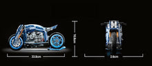 Load image into Gallery viewer, 986PCS MOC Motorcycle Bike Racing Technic Building Block Brick Model Educational Toy Fully