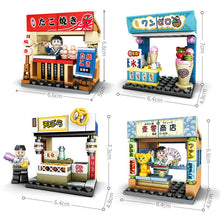 Load image into Gallery viewer, 545PCS Mini Japanese City Street Market Shop Educational Toy Building Blocks Bricks Figures Fully Compatible With Lego