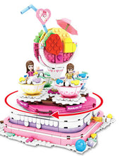Load image into Gallery viewer, 640PCS Girl Revolving Coffee Cafe Restaurant Building Blocks Bricks Model Figure Fully