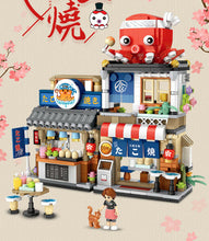 Load image into Gallery viewer, 722PCS City MOC Japan Takoyaki Shop Store Building Blocks Educational Toy Model Brick Figure Fully Compatible With Lego