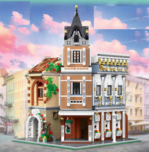 Load image into Gallery viewer, 3039PCS City Town MOC Corner Tea House Restaurant Building Block Brick Model Educational Toy Fully Compatible With