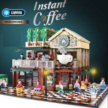 Load image into Gallery viewer, 2095PCS City Town Coffee Shop Restaurant Building Block Brick Figure Model Fully