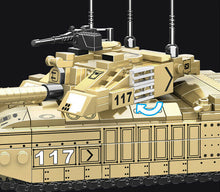 Load image into Gallery viewer, 508PCS Military Challenger Ⅱ Main Battle Tank Building Block Brick Model Figure Fully