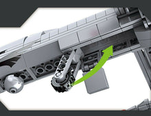 Load image into Gallery viewer, 738PCS Military Unmanned Dronev Wing Loong UAV-2 Building Blocks Bricks Model Fully