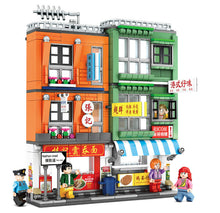 Load image into Gallery viewer, 570PCS MOC City Street Hongkong House Store Building Blocks Bricks Model Figures Fully Compatible With Lego