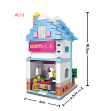 Load image into Gallery viewer, DIY Mini City Street Shop Store Restaurant View Educational Toy Building Block Gift Decorate Fully Compatible With Lego
