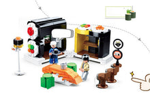 Load image into Gallery viewer, 320PCS City Street Sushi Food Store Shop Building Blocks Brick Model Figure Fully Compatible With Lego