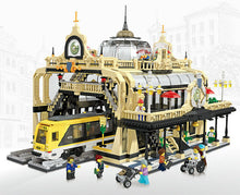 Load image into Gallery viewer, 3950PCS MOC City Euro Railway Station Building Blocks Model Bricks Figures Educational Toy Fully