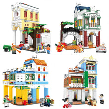 Load image into Gallery viewer, MOC City Street Town China Traditional Store Shop House Model Toy Figure Building Block Brick Gift Kids Compatible Lego
