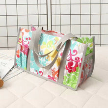 Load image into Gallery viewer, Thirty One Keep it caddy mini Organizer Picnic lunch tote bag 31 gift in Island Damask
