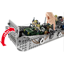 Load image into Gallery viewer, 408PCS Military LCM3 Landing Craft Model Figures Toy Building Block Brick Gift Kids