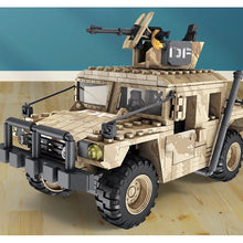 Load image into Gallery viewer, 469PCS MOC Military Desert Hummer Car Figure Model Toy Building Block Brick Gift Kids