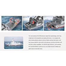 Load image into Gallery viewer, 415PCS Military WW2 Type 055 Destroyer Figure Model Toy Building Block Brick Gift Kids
