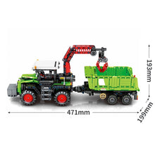 Load image into Gallery viewer, 1481PCS Technic Mechanical Farm Tractor Harvester Model Toy Building Block Brick Gift Kids Compatible Lego