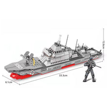 Load image into Gallery viewer, 415PCS Military WW2 Type 055 Destroyer Figure Model Toy Building Block Brick Gift Kids