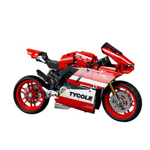 Load image into Gallery viewer, 729PCS MOC Technic Ducati V4 Motorcycle Motor Bike Model Toy Building Block Brick Gift Kids