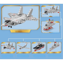 Load image into Gallery viewer, 1260PCS Military Tank Airplane Figure Model Toy Building Block Brick Gift Kids Compatible Lego